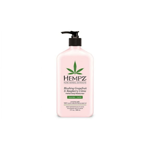 Hempz Blushing Grapefruit & Rasberry Creme Herbal Body Moisturizer 17 oz
