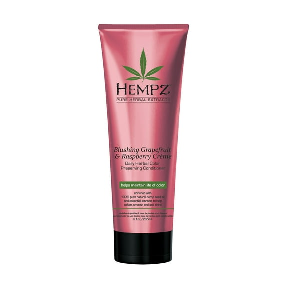Hempz Blushing Grapefruit & Raspberry Crème Color Preserving Herbal Conditioner 9 oz.
