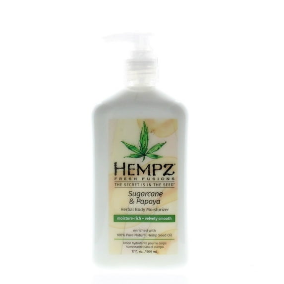 Hempz Fresh Fusions Sugarcane & Papaya Herbal Body Moisturizer 17oz