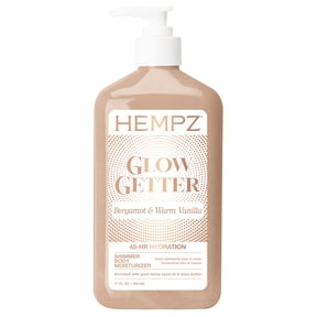 Hempz Glow Getter Shimmer Moisturizing Body Lotion with Pure Hemp Seed Oil, 17 fl oz