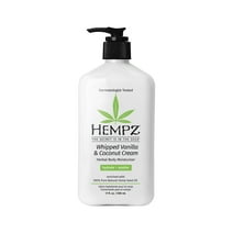 Hempz Herbal Body Lotion for Dry Skin, Whipped Vanilla & Coconut Cream, 17 fl oz