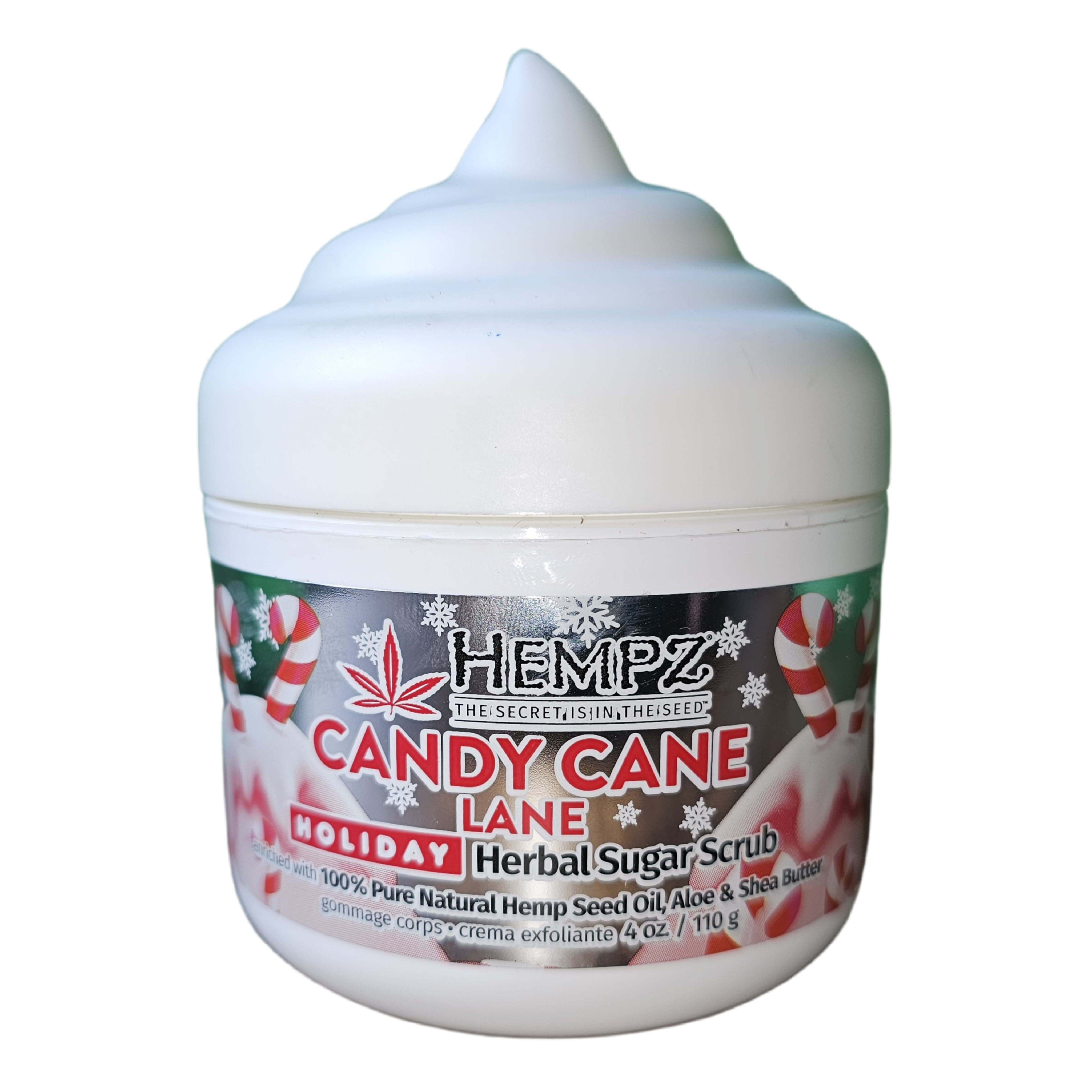 Hempz Holiday Limited Edition Candy Cane Lane Exfoliating Body Scrub 4