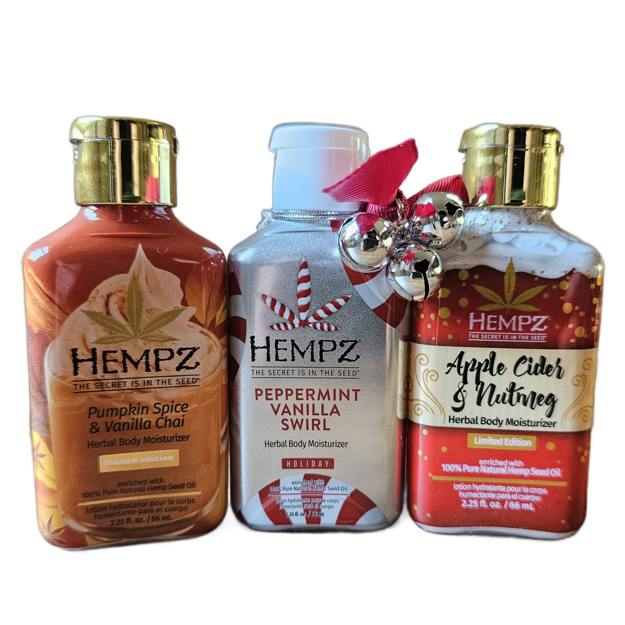 Hempz Holiday Limited Edition Mini Scents Body Lotion (3 pack