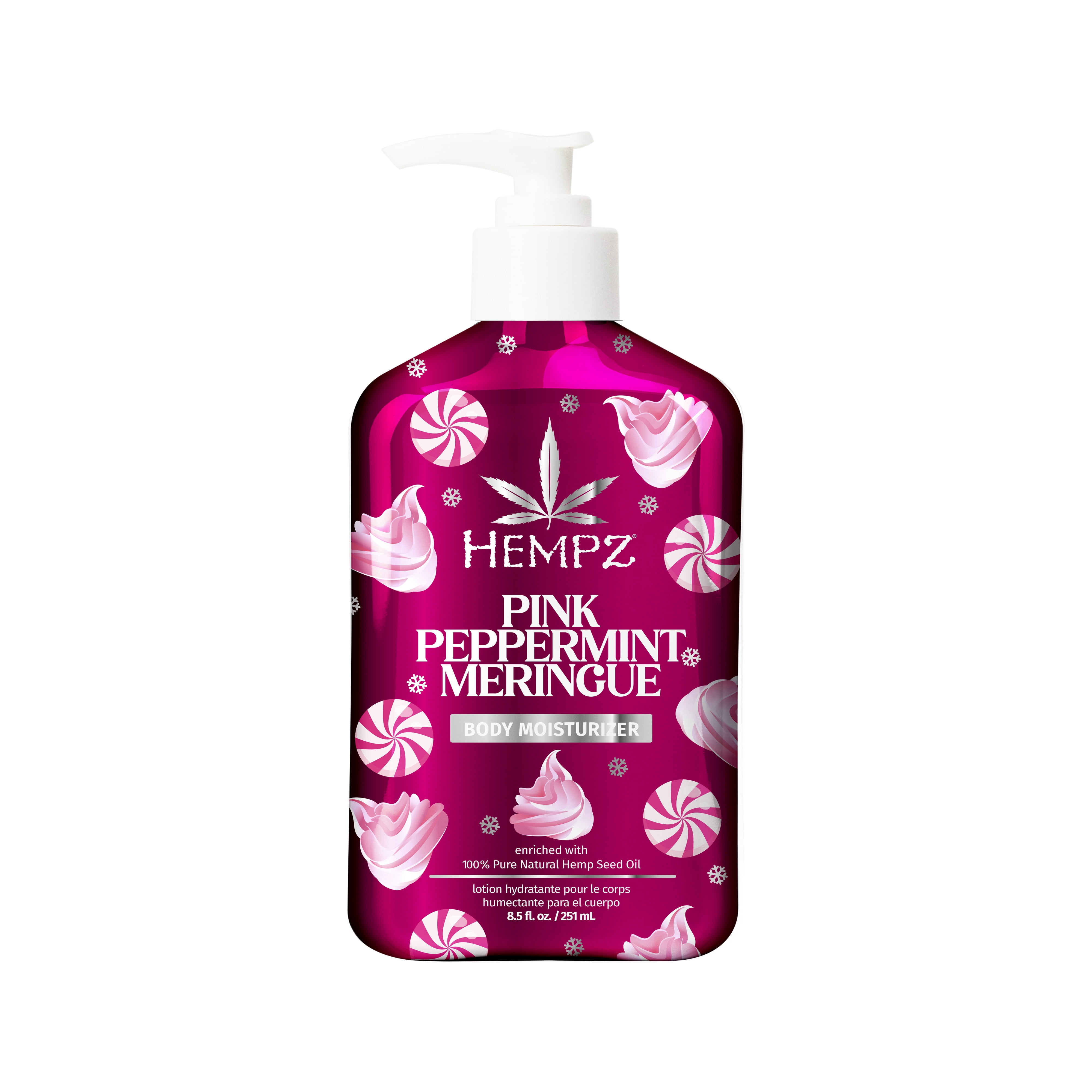 Hempz Limited Edition: Pink Peppermint Meringue Body Moisturizer 8.5 fl.oz.