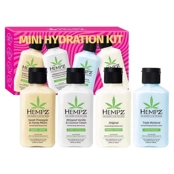 Hempz Mini Hydration 4 pc Lotion Kit