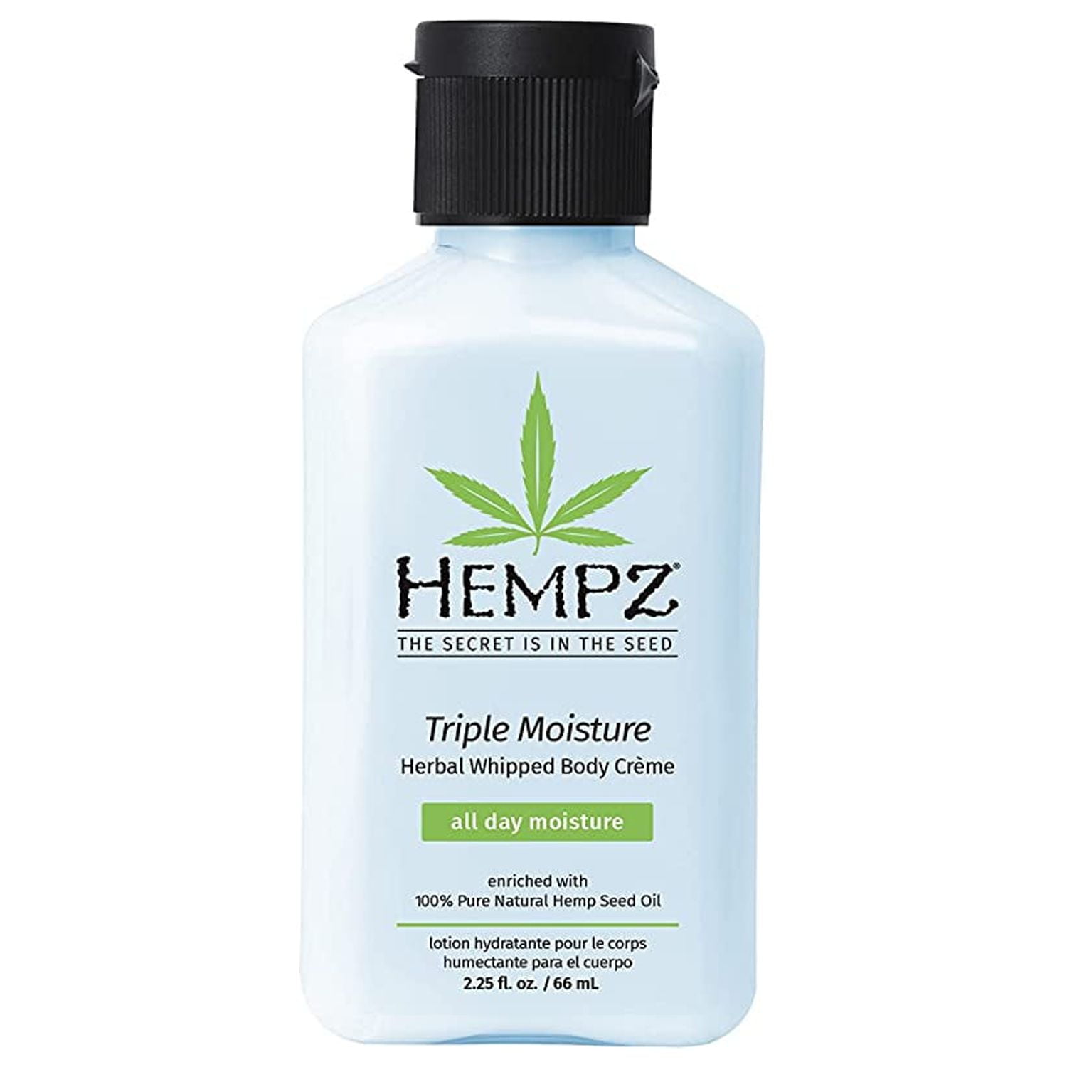 Hempz Natural Triple Moisture Herbal Whipped Body Creme with 100 Pure