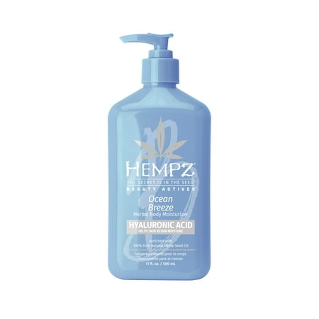 Hempz Ocean Breeze Herbal Daily Moisturizing Body Lotion for Dry Skin, 17 fl oz