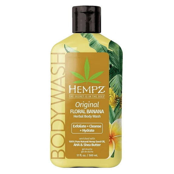 Hempz by Supre Original Floral Banana Herbal Body Wash - 17 oz