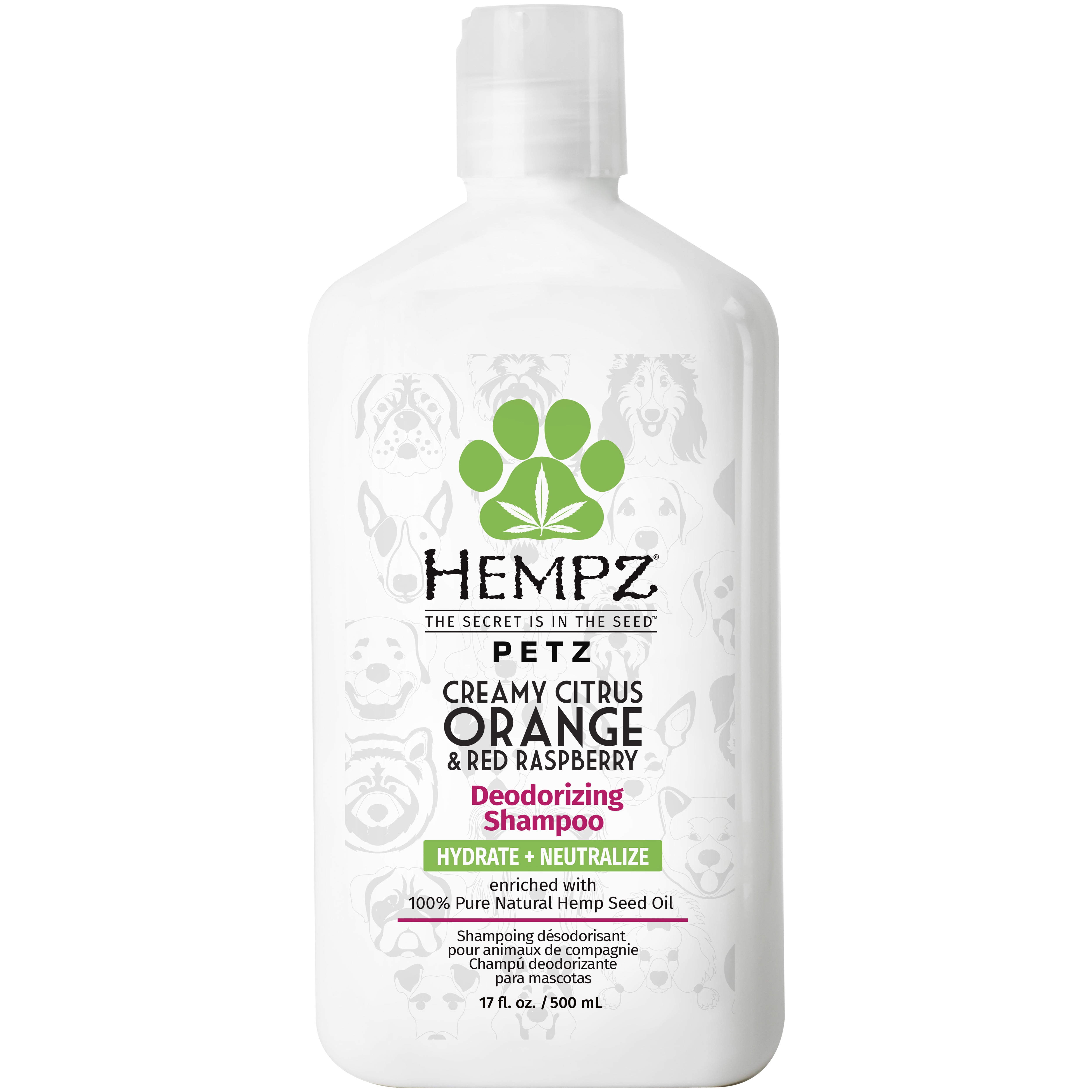 シャンプー Razgriz0417 Hempz Petz Creamy Citrus Orange & Red Raspberry Hydrating