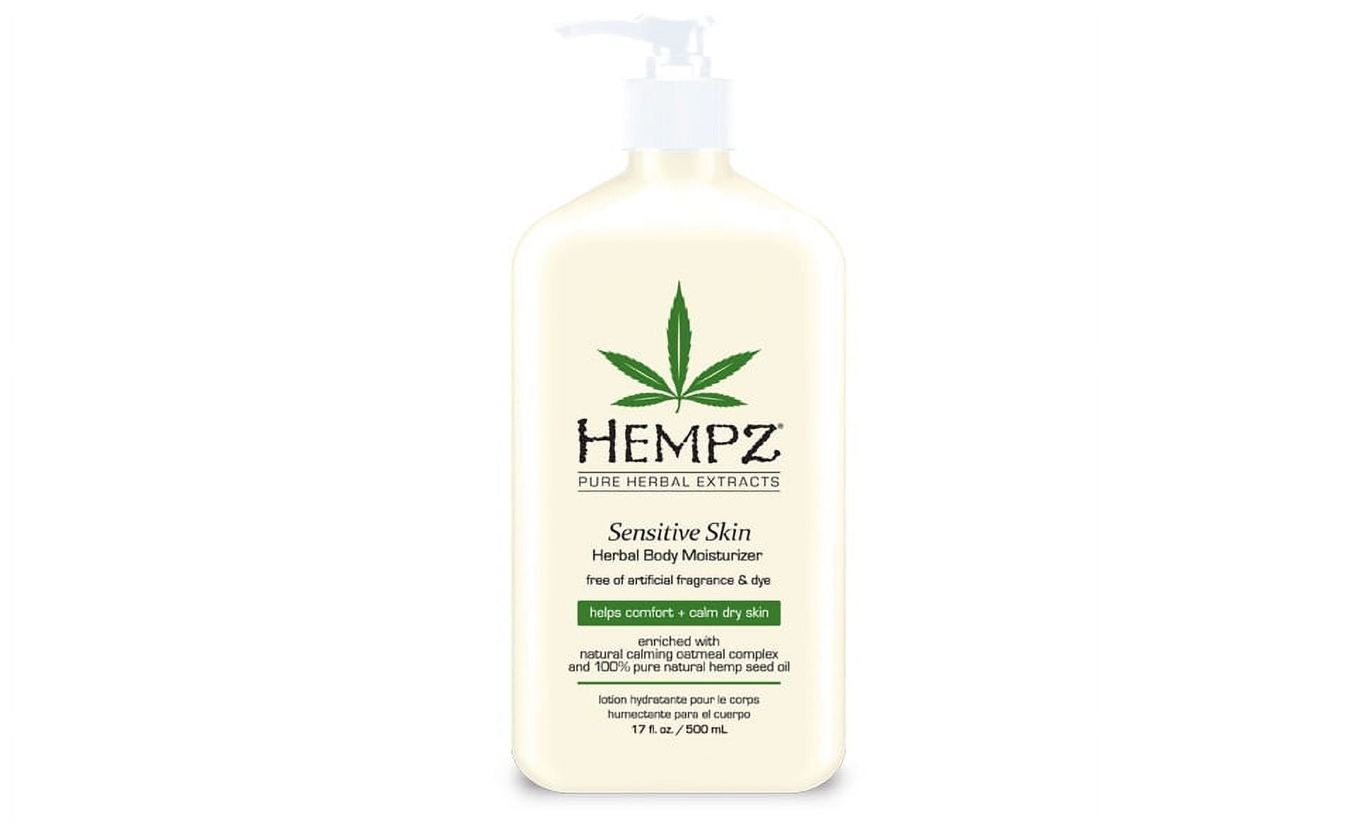 Hempz Sensitive Skin Herbal Body Moisturizer -17 oz.