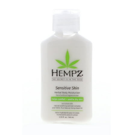 Hempz Sensitive Skin Herbal Body Moisturizer- 2.25 oz.