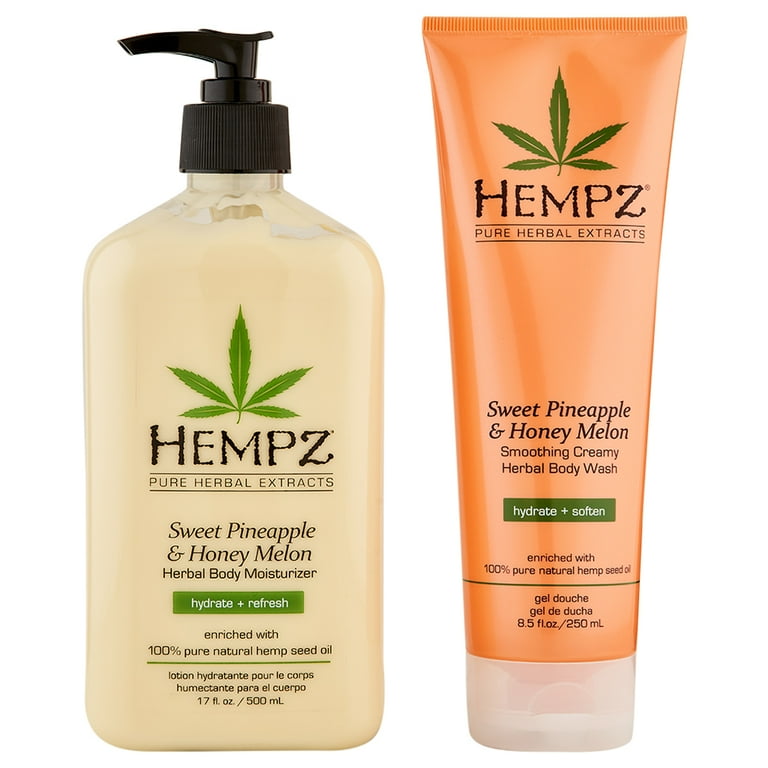 HEMPZ Sweet Pineapple & Honey Melon Smoothing Creamy Herbal Body Wash (8.5oz) HEMPZ Sweet Pineapple & Honey Melon Smoothing Creamy Herbal Body Wash (8.5oz)