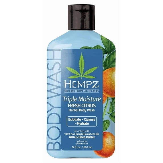 Hempz by Supre Triple Moisture Fresh Citrus Herbal Body Wash - 17 oz