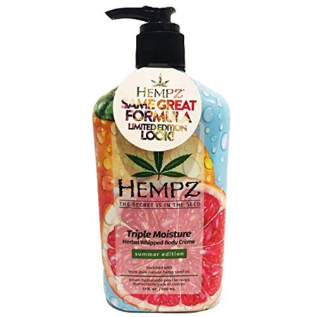 Hempz Triple Moisture Herbal Whipped Body Creme - 17Oz Limited Edition