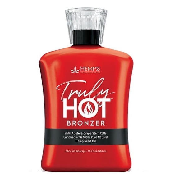 Hempz Truly Hot Bronzer Tingle Tanning Lotion 13.5 oz
