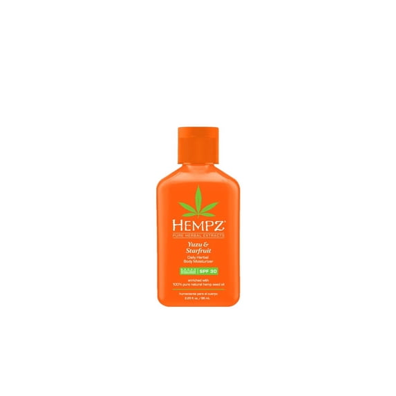 Hempz Yuzu & Starfruit Daily Herbal Moisturizer with SPF 30 - 2.25 oz.