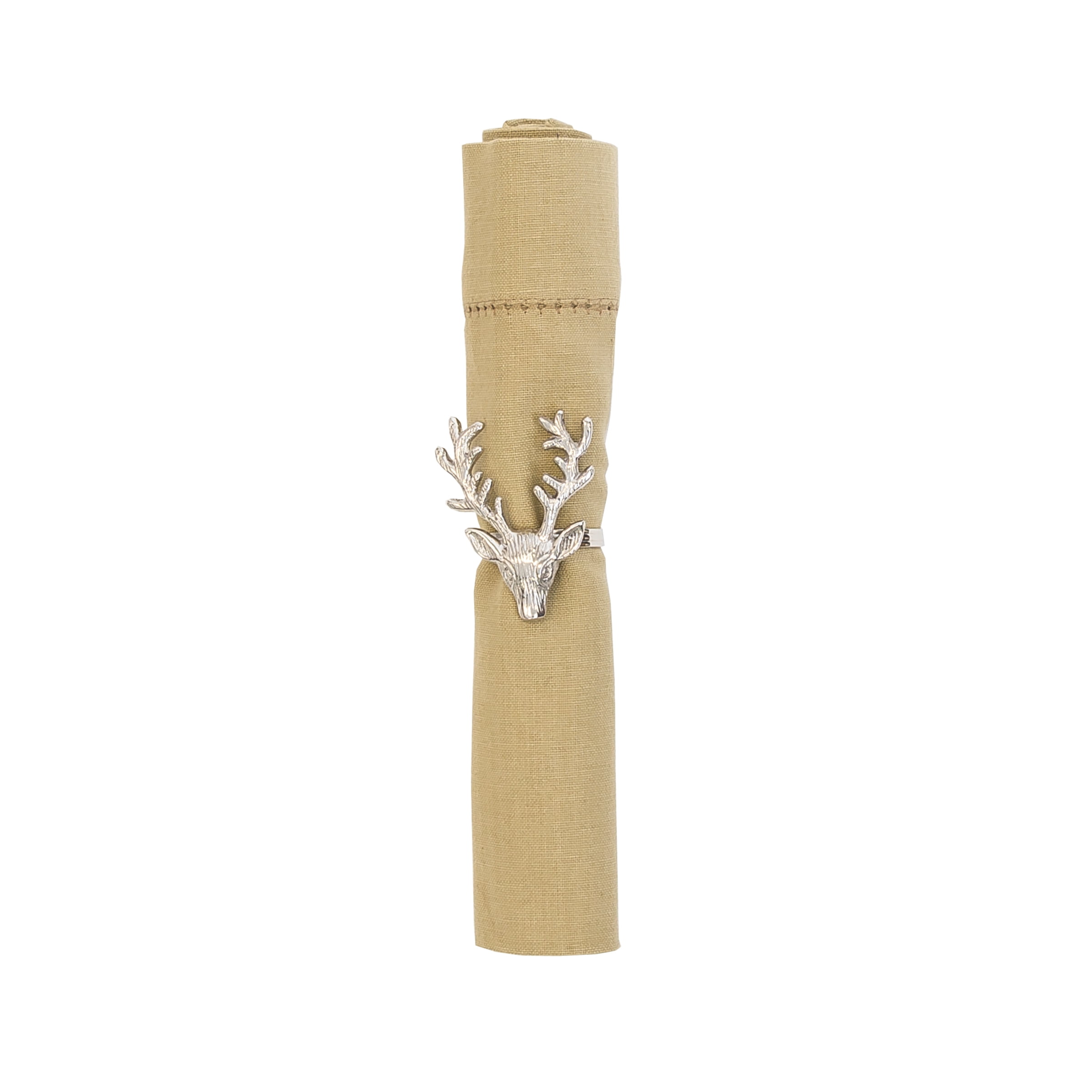 Camel Hemstitch Cotton Napkins Set of 6
