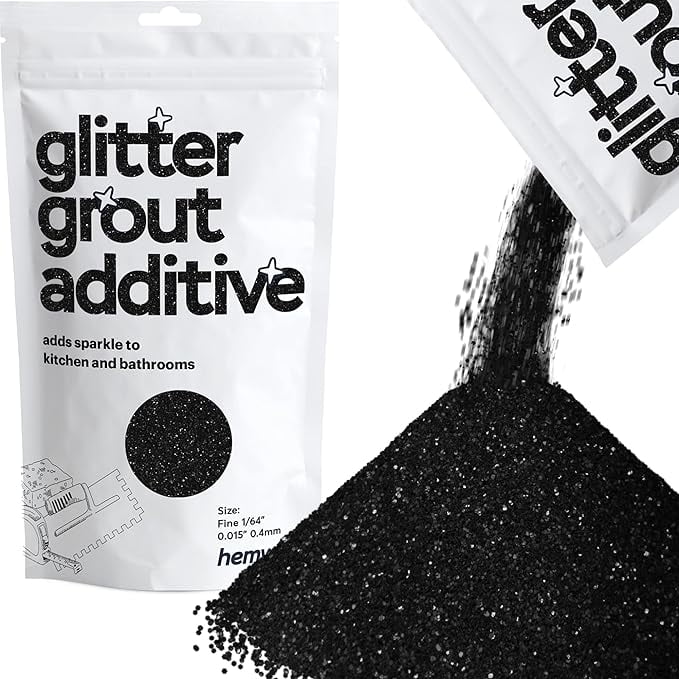 Hemway Glitter Grout Additive add Sparkle to Mosaic Tiles, Bathrooms