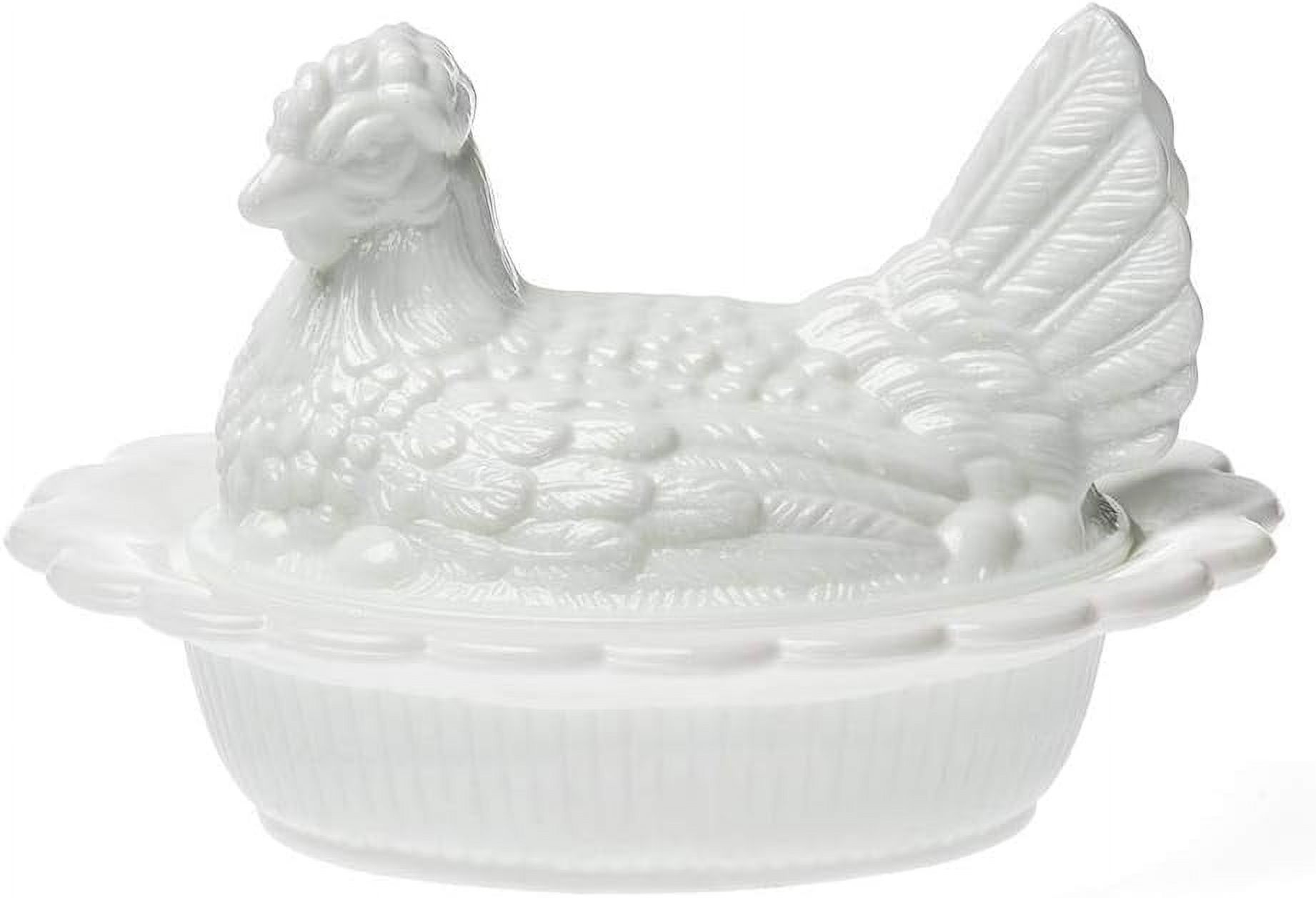 Hen Candy Dish, Vintage Style Covered Candy Bowl With Lid, 6 Inch