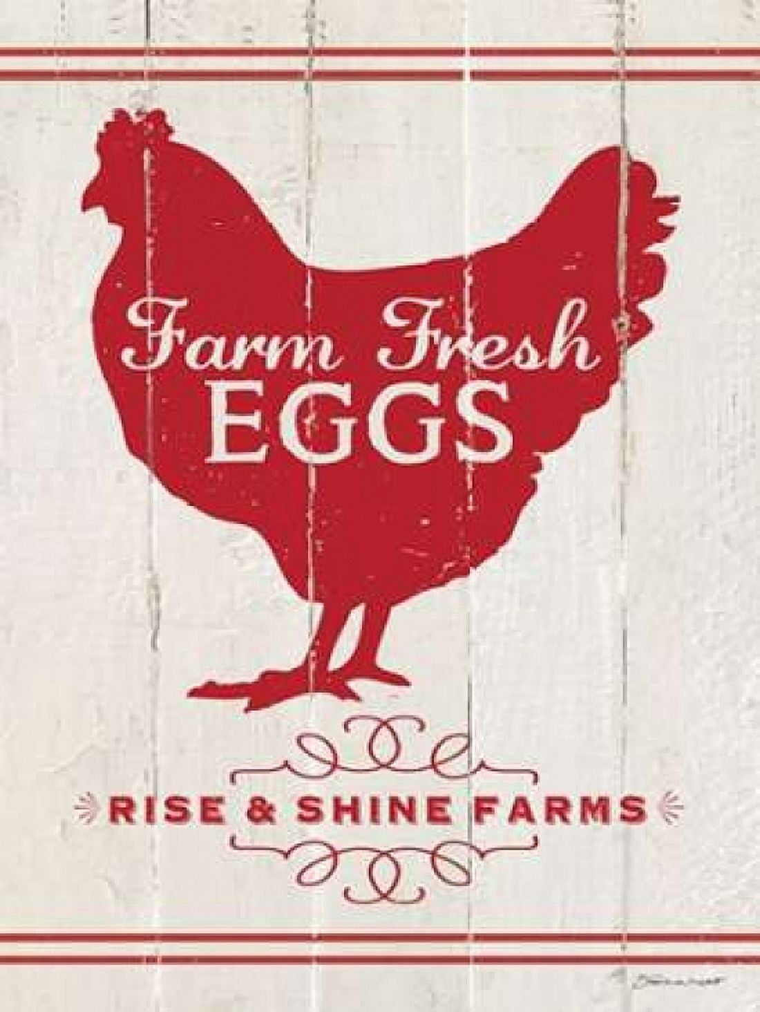 Hen Canvas Art - Stephanie Marrott (18 x 24)