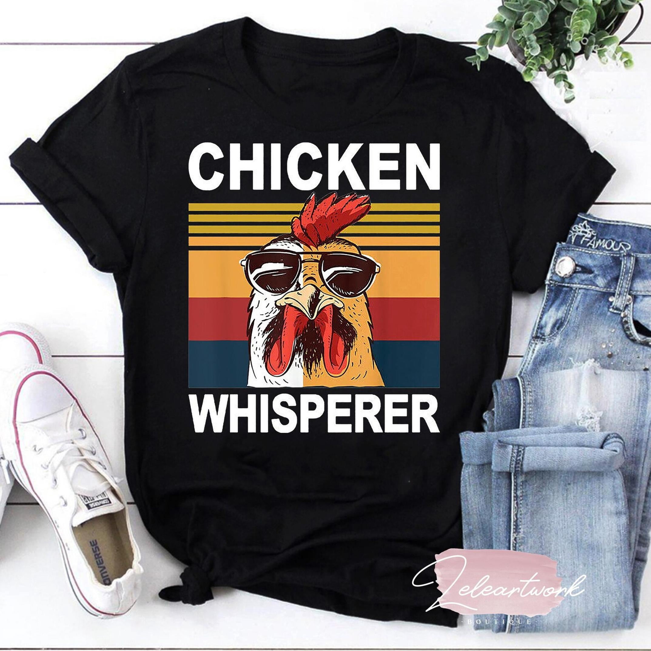 Hen Chicken Bird Whisperer In Farm Shirt, Hen Chicken Shirt, Chicken ...
