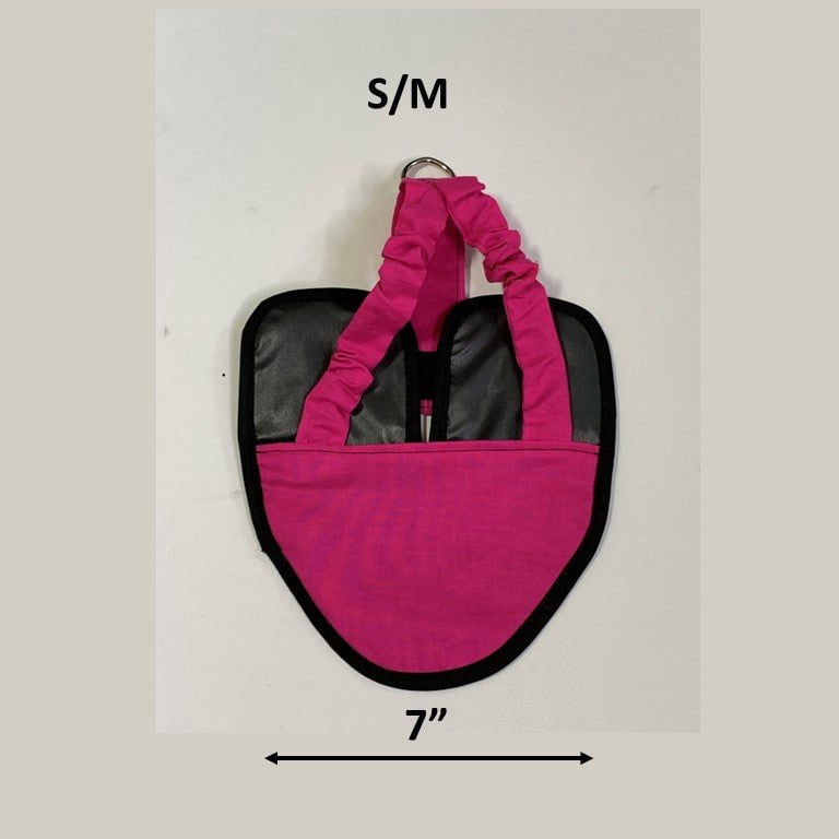 Hen Holster Bird Diaper/Harness with Permanent (Sewn-in) Liner Color: Flamingo Pink, Size: S/M (smaller chickens & ducks)