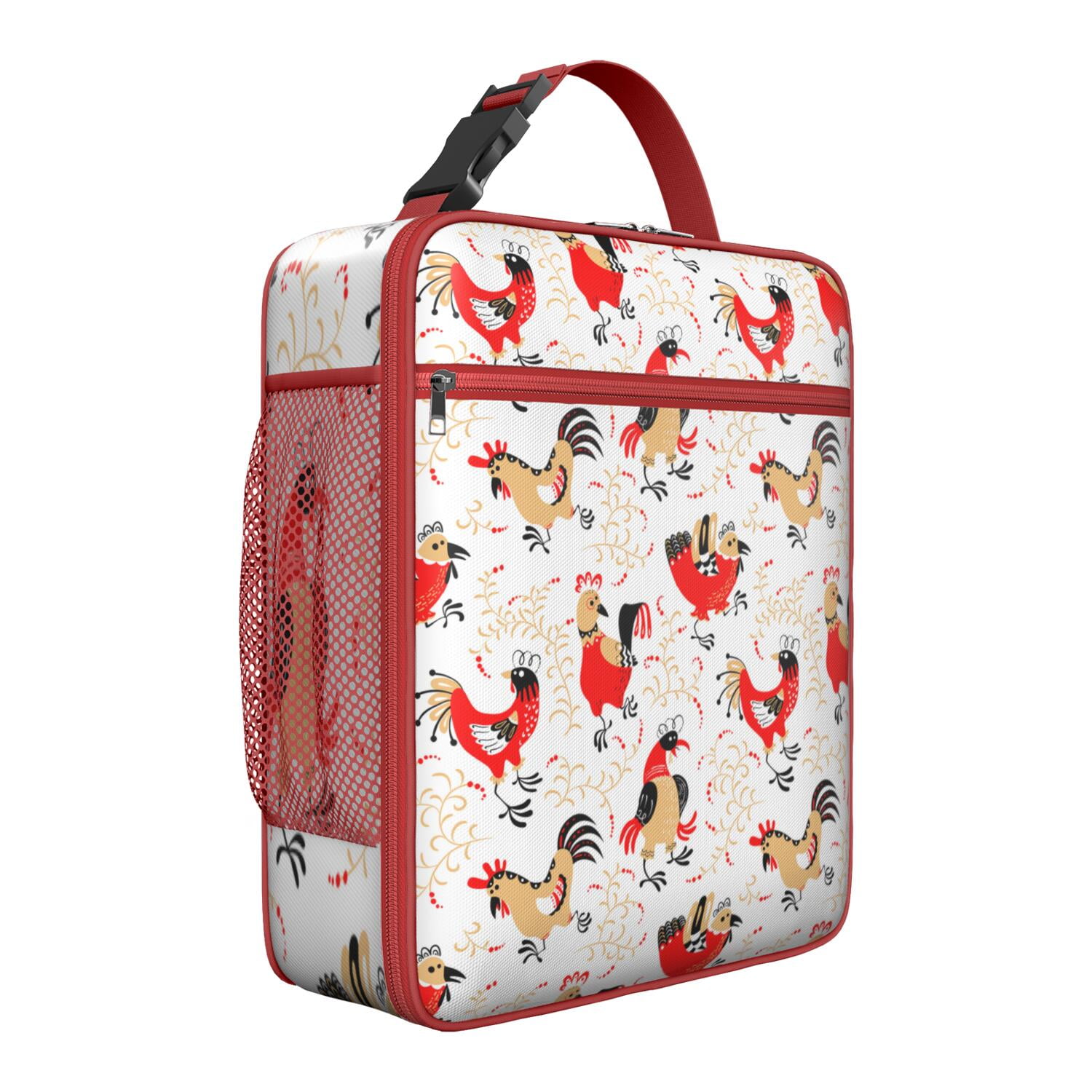 Hen Insulated Lunch Bag Box Men Reusable Lunch Tote Bag Fit Most Bento ...