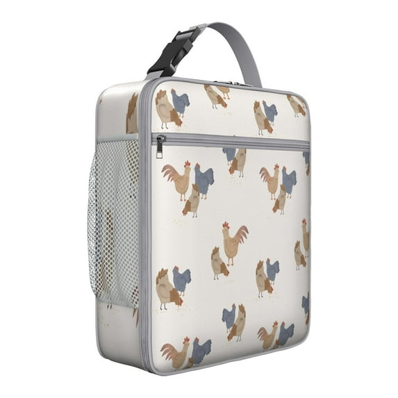 Hen Insulated Lunch Bag Box Men Reusable Lunch Tote Bag Fit Most Bento Boxes Lunch Tote Portable Bag Office Camping