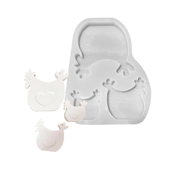 Hen Molds Casting Molds Chicken Silicone Mould Ornament Plasters Moulds Epoxy Resin Moulds