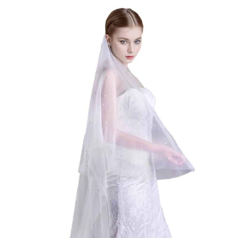Hen Night Bridal Veil Bride To Be Gift, Floor Length Wedding Sheer Veil — free download