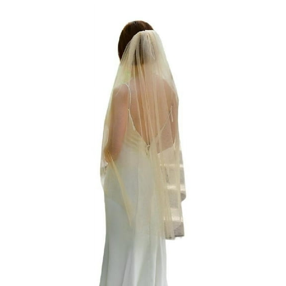 Hen Night Bridal Veil Bride To Be Gift, Floor Length Wedding Sheer Veil