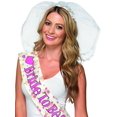 thumbnail image 1 of Hen Night Veil Adult White Stag Party Costume One Size Female Fancy Dress Book Week Halloween, 1 of 2