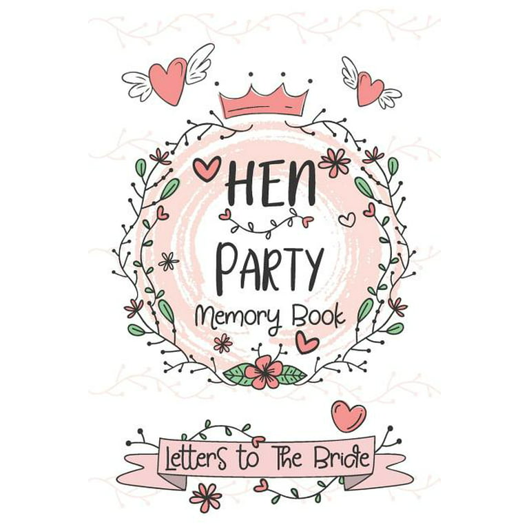 Hen Party Memory Book - Letters to Bride : Bachelorette Party Photo Album,  Bachelorette Memory Book, Hen Party Photo Album, Bride Scrapbook, Guestbook  Bride's Gift Memory Keepsake Book, Engagement or Bachelorette Celebrations