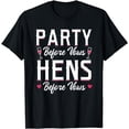thumbnail image 1 of Hen Party Wedding Married Bachelor Bride-To-Be Bachelorette T-Shirt, 1 of 3