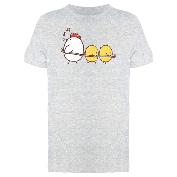Hen Playing With Chickens Tee Men's -Image by Shutterstock