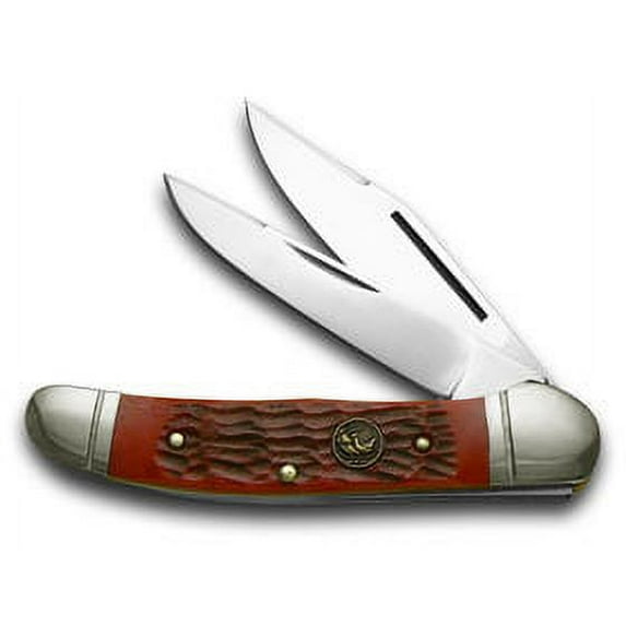Hen & Rooster Red Pickbone Copperhead Pocket Knife Knives