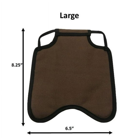 Hen Saver Hen Apron/Saddle (Made in USA) Color: Brown, Size: Large (Most Standard Chickens), Strap Style: Single Strap (back pack style)