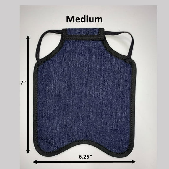Hen Saver Hen Apron/Saddle (Made in USA) Color: Single Strap Denim, Size: Medium (Bantams)
