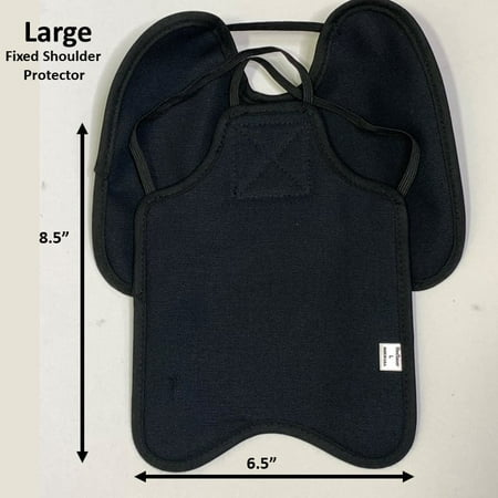 Hen Saver Hen Apron/Saddle with Shoulder Protectors Color: Double Strap Black, Size: Large (Most Standard Chickens), Style: Fixed