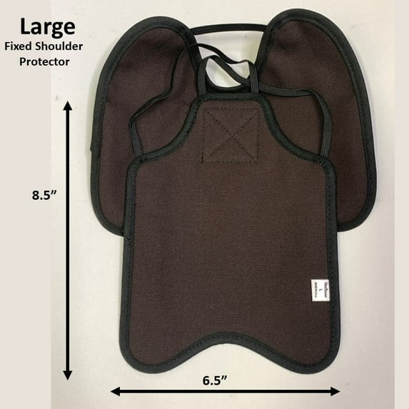 Hen Saver Hen Apron/Saddle with Shoulder Protectors Color: Double Strap Brown, Size: Large (Most Standard Chickens), Style: Fixed