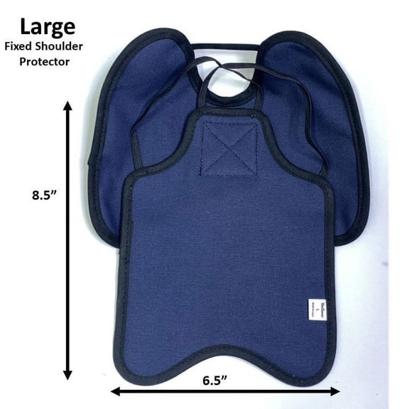 Hen Saver Hen Apron/Saddle with Shoulder Protectors Color: Double Strap Navy, Size: Large (Most Standard Chickens), Style: Fixed