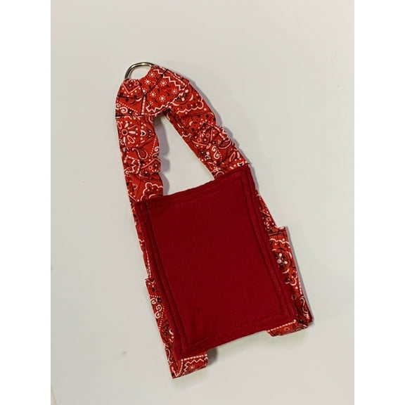 Hen Saver Made-in-the-USA Pet Chicken/Duck Harness Color: Red Bandana, Size: One-size