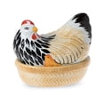 thumbnail image 1 of Mason Cash Home to Roost Mother Hen Egg Nest, 1 of 6