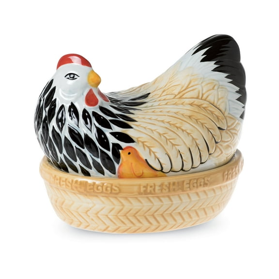 Mason Cash Home to Roost Mother Hen Egg Nest