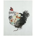 thumbnail image 1 of Hen with Flowers Canvas Wall Art - 19.5" x 15.75", 1 of 7