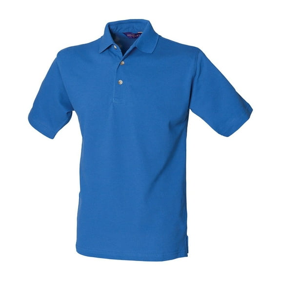 Henbury Mens Classic Cotton Pique Heavy Polo Shirt