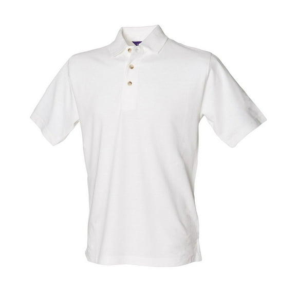 Henbury Mens Classic Cotton Pique Heavy Polo Shirt