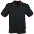 thumbnail image 1 of Henbury Mens Coolplus Moisture Wicking Short Sleeve Polo Shirt, 1 of 4