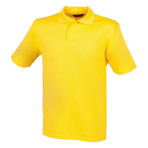 Henbury Mens Coolplus® Pique Polo Shirt