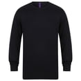 thumbnail image 1 of Henbury Mens Cotton Acrylic Crew Neck Sweatshirt, 1 of 4